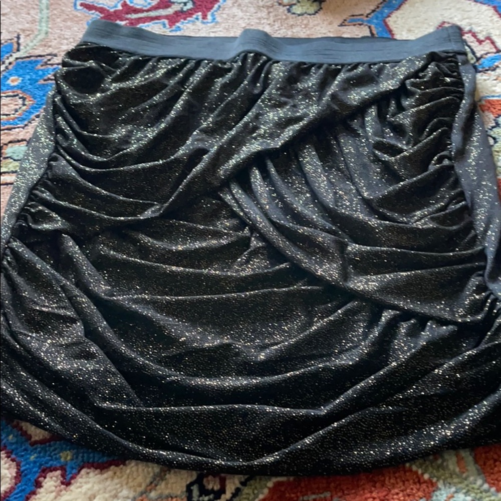 Shimmery dressy mini skirt